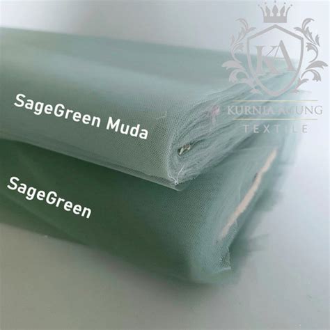 Jual Kain Tile Souvenir Kaku Sedang Warna Sage Green Meter Dan 05m