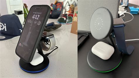 Pexxus Magnetic Wireless Charger In Stand With W Fast Mag Safe