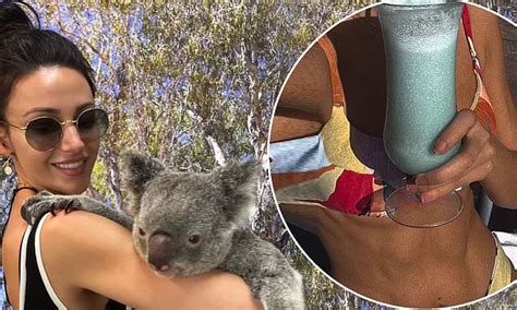 Michelle Keegan Shows Off Her Chiselled Abs In Bikini As She Goes On Solo Trip Around Australia
