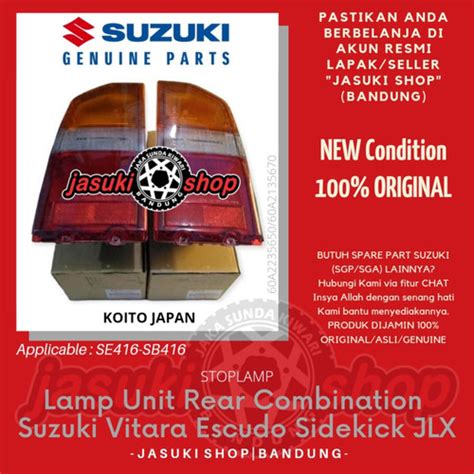 Jual Lampu Belakang Stoplamp Vitara Escudo Sidekick Nomade Jlx Asli Ori