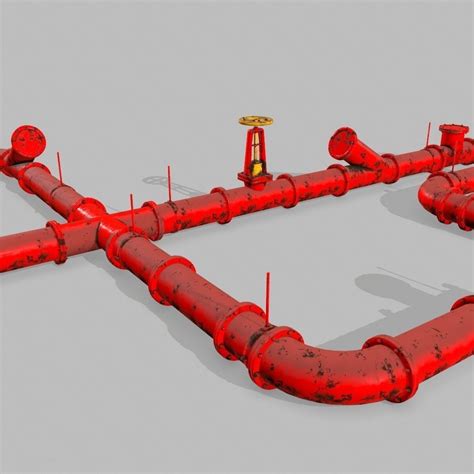 pipe set  cgtrader