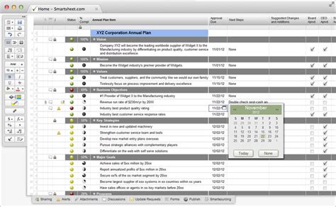 Corporate Strategy Planner Template | Smartsheet | Corporate strategy ...