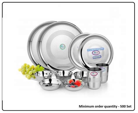 Material Stainless Steel Dinner Set Duet Set 14 Pcs At Rs 1000set In