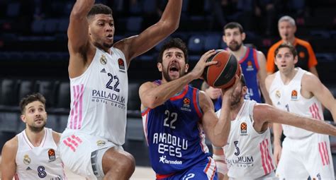 Anadolu Efes Real Madrid Serisinde Ilk Ma Trt Spor