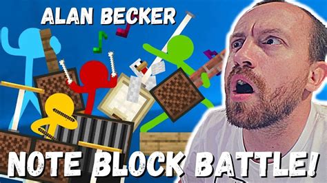 Note Block Battle Alan Becker Animation Vs Minecraft Shorts Ep 15