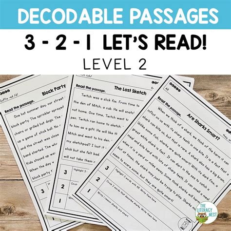 Decodable Passages For Open Syllables The Literacy Nest