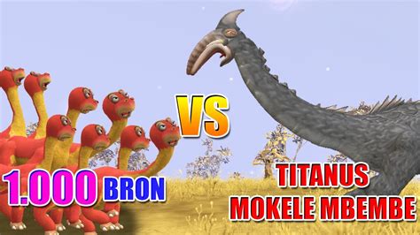 1000 Bron Vs Titanus Mokele MbeMbe Monster Army Vs Kaiju S1E2