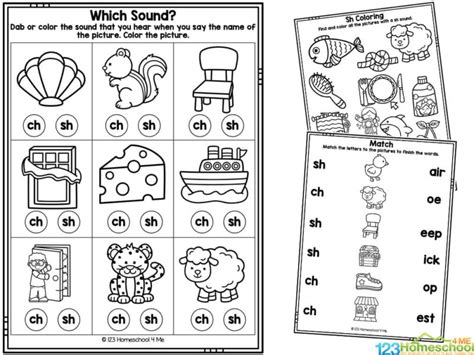 Ch Sh Th Beginning Sounds Worksheet Have Fun Teaching Worksheets