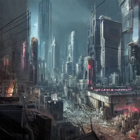 Masterpiece Epic Concept Art Of City Half Life Stable Diffusion