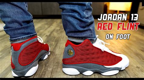 Jordan 13 Red Flint Review On Foot Youtube