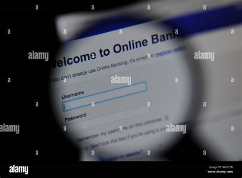 The Login Screen On The Halifax Online Banking Stock Photo Alamy
