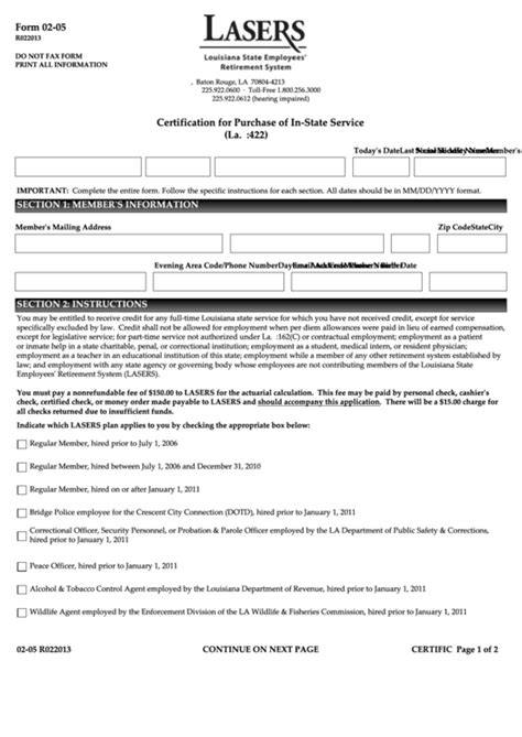 Top Louisiana State Retirement Forms And Templates free to download in ...