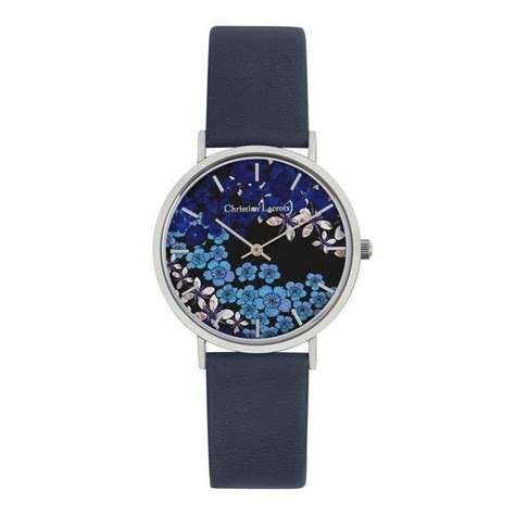 Montre Femme Christian Lacroix FLOWER GALAXY CLW412 Bracelet Cuir