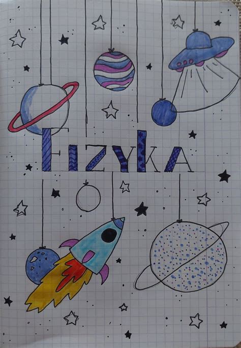 Pierwsza Strona Zeszytu Fizyka In School Notebooks School