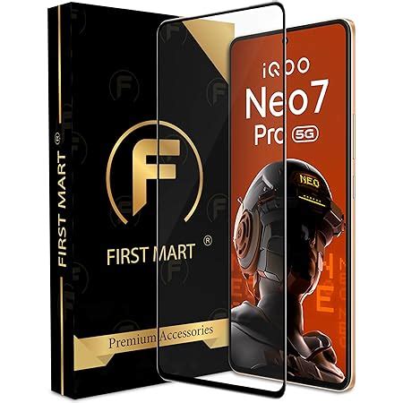 FIRST MART Premium Tempered Glass For IQOO Neo 7 Pro 5G IQOO 11 5G