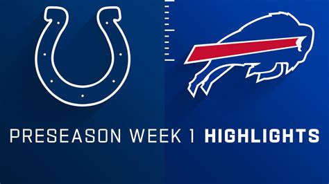 Indianapolis Colts Vs Buffalo Bills Highlights Preseason Week