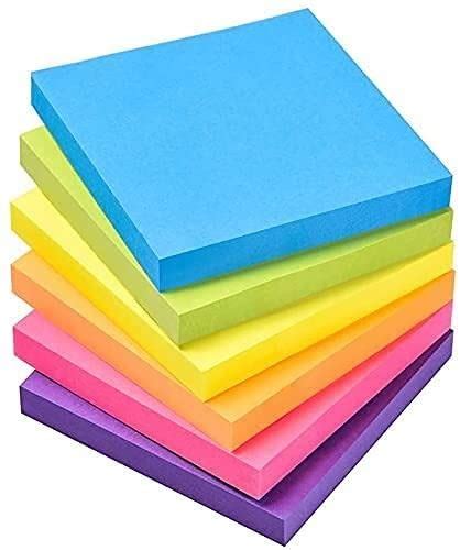 Ofixo Sticky Notes X Inch Bright Colors Self Stick Pads For