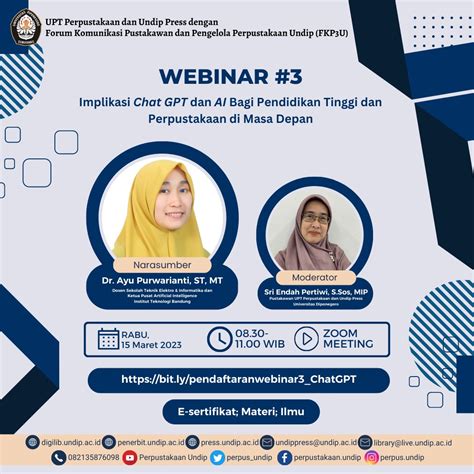 Webinar 3 Implikasi Chat Gpt Dan Ai Bagi Pendidikan Tinggi Dan Perpustakaan Di Masa Depan