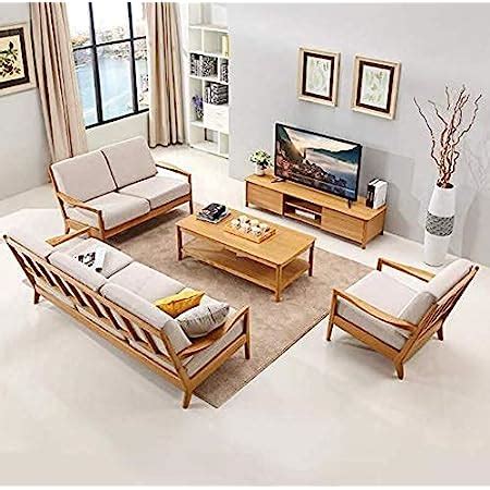 Piyush Handicraft Sheesham Wood Seater Sofa Set With Center