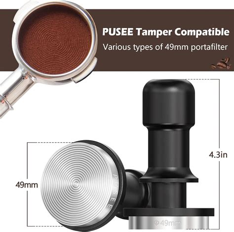 Buy PUSEE 49mm Espresso Coffee Tamper Premium Calibrated Espresso