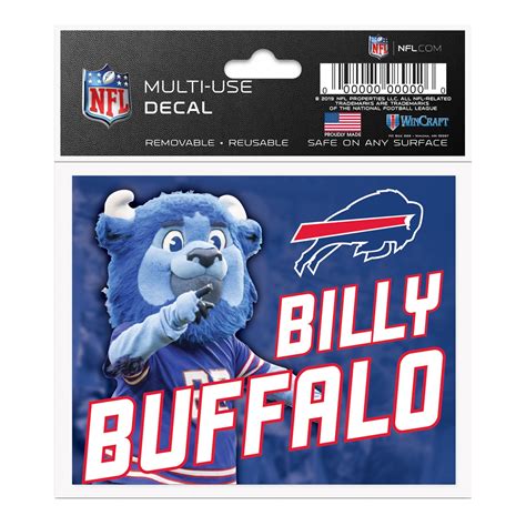 Billy Buffalo 3.75" x 4.25" Decal – The Bills Store