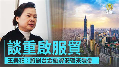 談重啟服貿 王美花：將對台金融資安帶來隱憂 新唐人亞太電視台