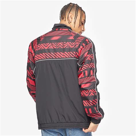 Puma Ac Milan Ftblheritage Track Jacket Puma Black Tango Red