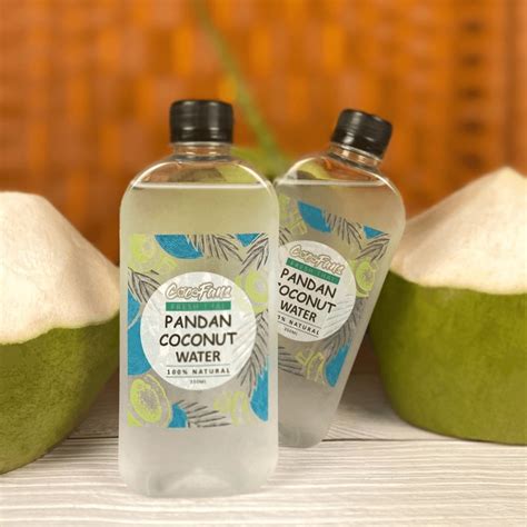 Fresh Thai Pandan Coconut Water In Bottle Cocofans