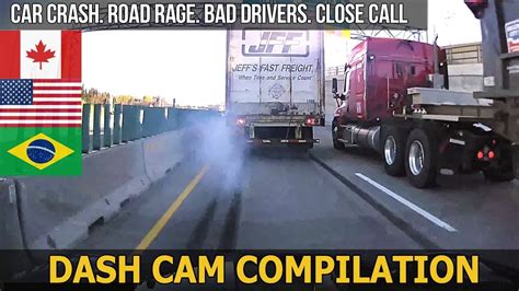 Dash Cam Compilation Usa Canada Brazil Car Crashes In America 2017 2018 17 Youtube