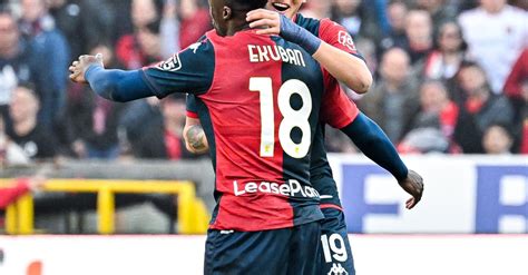 Serie A Genoa Lecce 2 1 Retegui E Ekuban Ribaltano Il Vantaggio Di