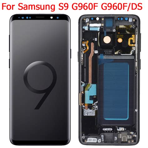 Na Rasprodaji Originalni Sm G960f Lcd Za Samsung Galaxy S9 Zaslon S Okvirom 58 G960fds G960a