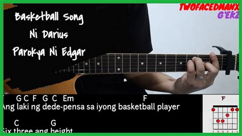 Basketball Song Ni Darius Parokya Ni Edgar Guitar Cover With Lyrics