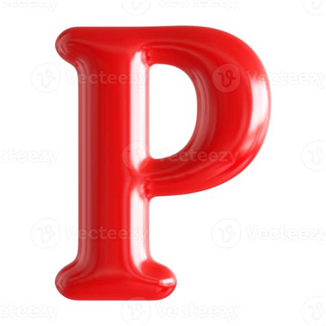 D Font Letter P Uppercase Png