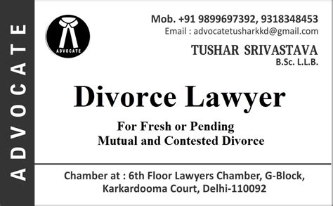 Best Divorce Lawyers In Delhi Tushar Srivastava And Associates