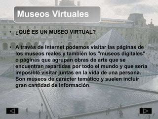 Museos Virtuales PPT