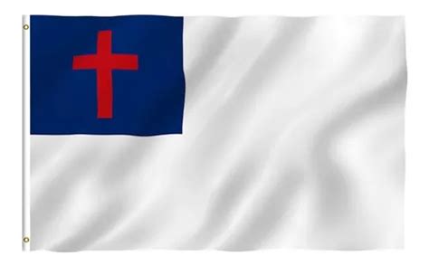 Bandera Cristiana Medida Oficial 90cm X 150cm Envio Gratis | Meses sin ...