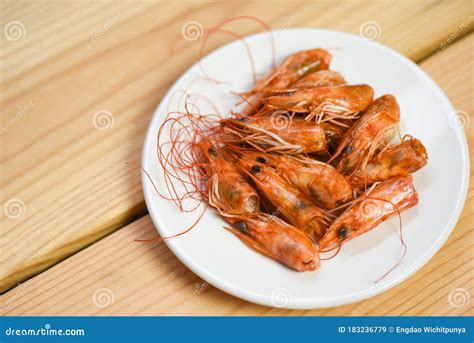 Gambas Fritas Y Crujientes Deliciosas Especias Condimentadas En El