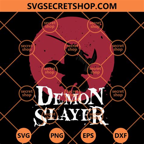 Kimetsu No Yaiba Chibi Svg Demon Slayer Svg Silhouette Stencil Images