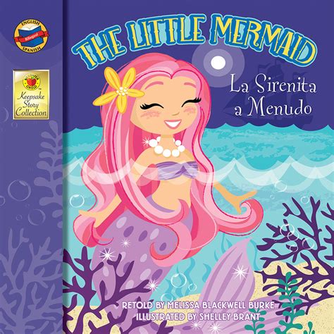 Carson Dellosa The Little Mermaid La Sirenita A Menudo Keepsake Stories Bilingual Storybook