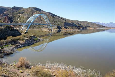 Theodore Roosevelt Lake Bridge 1 Photograph By Steve Templeton Fine