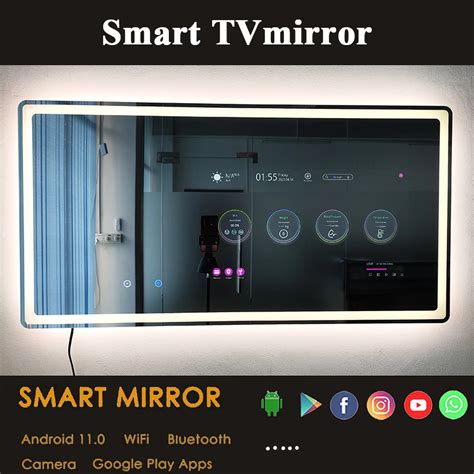 Hotel Touch Screen Wall Decorative Mirror Bathroom Vanity Bath Mirror