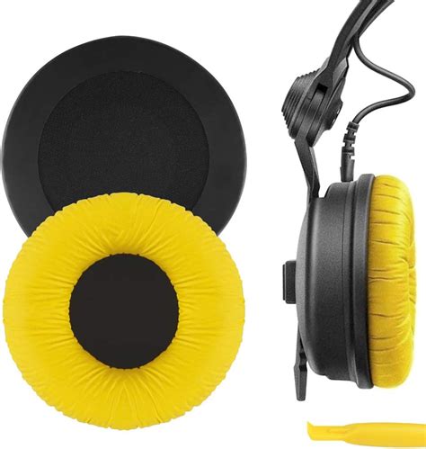 Geekria Quickfit Leatherette Replacement Ear Pads For Sennheiser Hd