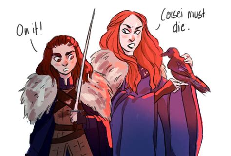 Sansa And Arya By Birdy0fly Game Of Thrones Pictures Game Of Thrones