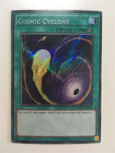 Karta Karty Yu Gi Oh Mp17 En105 Cosmic Cyclone 1st Edition Kraków