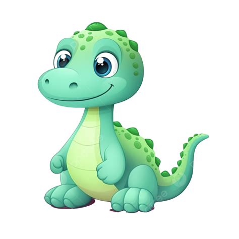 Cute Dinosaur Brontosaurus Dinosaur Cartoon Monster PNG Transparent