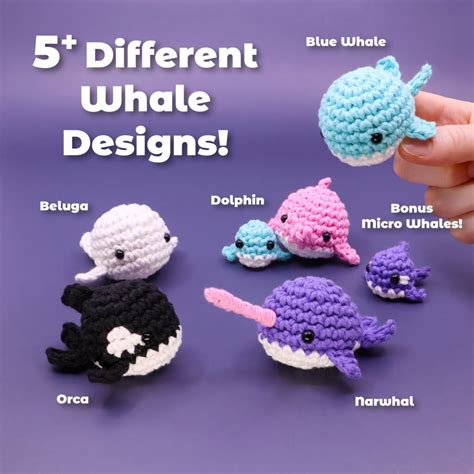 Whale Amigurumi Crochet Kit Club Crochet