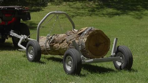 Strongway Atv Log Skidding Arch And Holder 1000 Lb Capacity 24in Dia