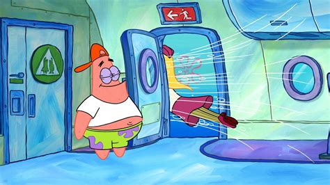 Patrick Throwing Flight Attendants Off The Plane Scene Scumbob Wiki