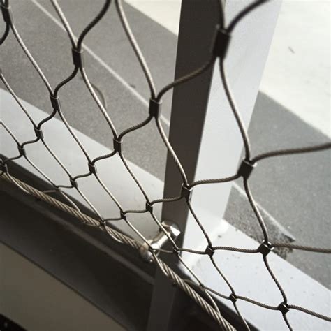 Stainless Wire Rope Mesh For Railing Infill