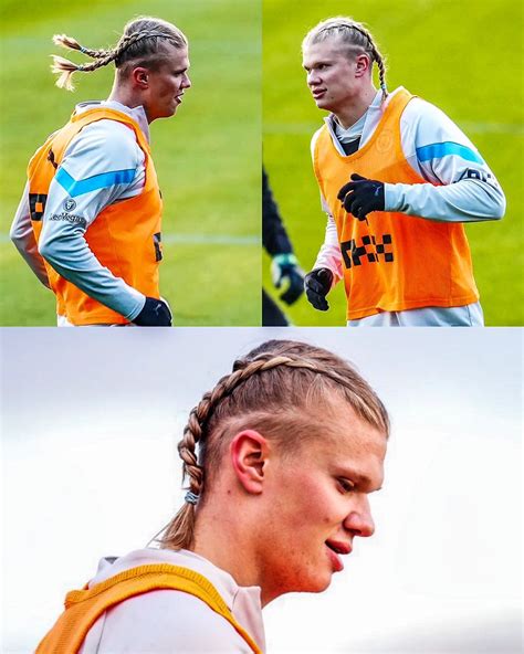 Haalands New Hairstyle 🇳🇴👀 Hair Styles New Hair Manchester City